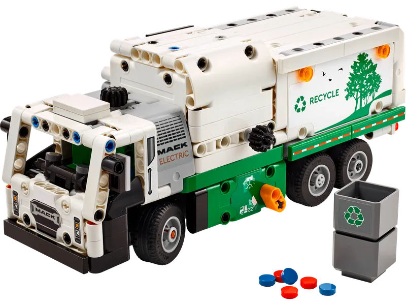 LEGO 42167 Mack LR Electric vuilniswagen, 503 stenen