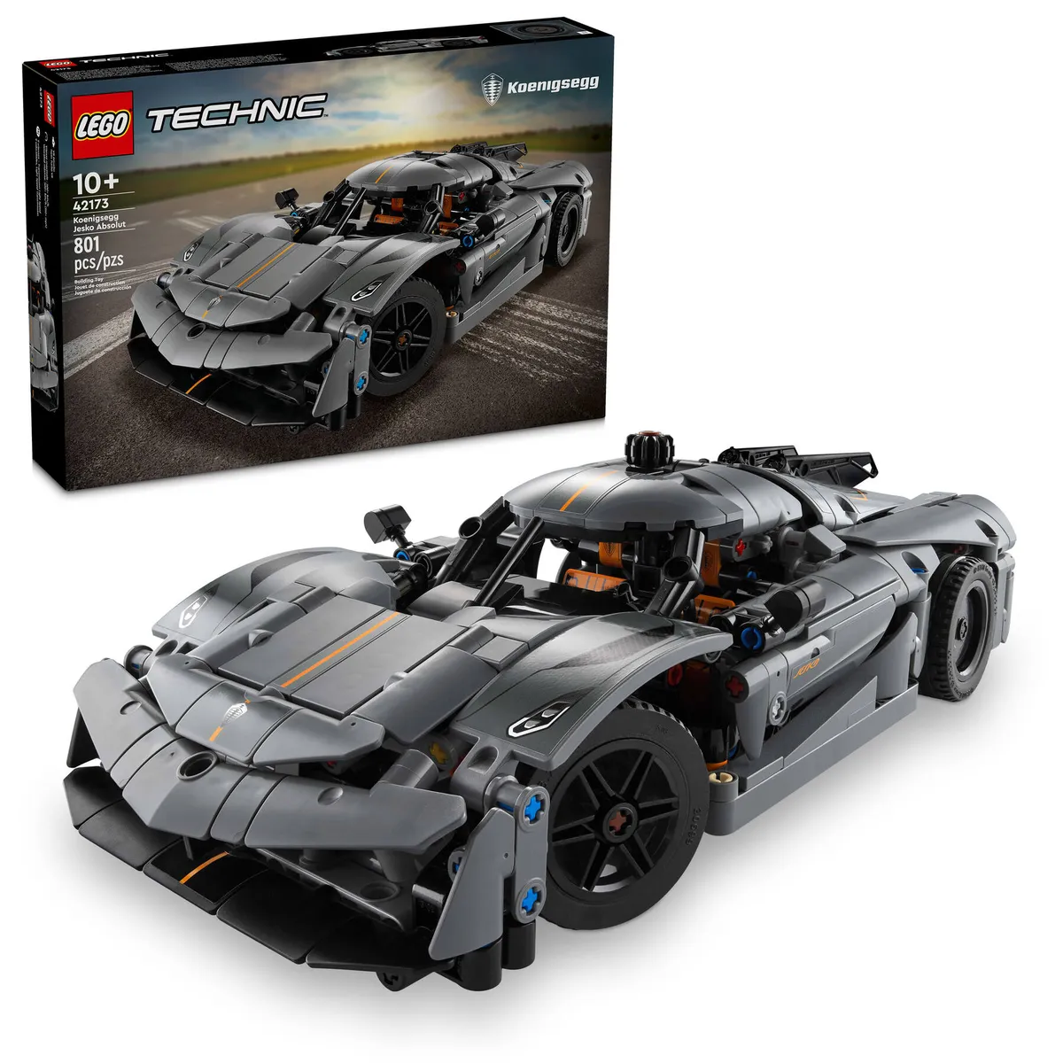 LEGO Koenigsegg Jesko Absolut Grey Hypercar (42173) - image 6