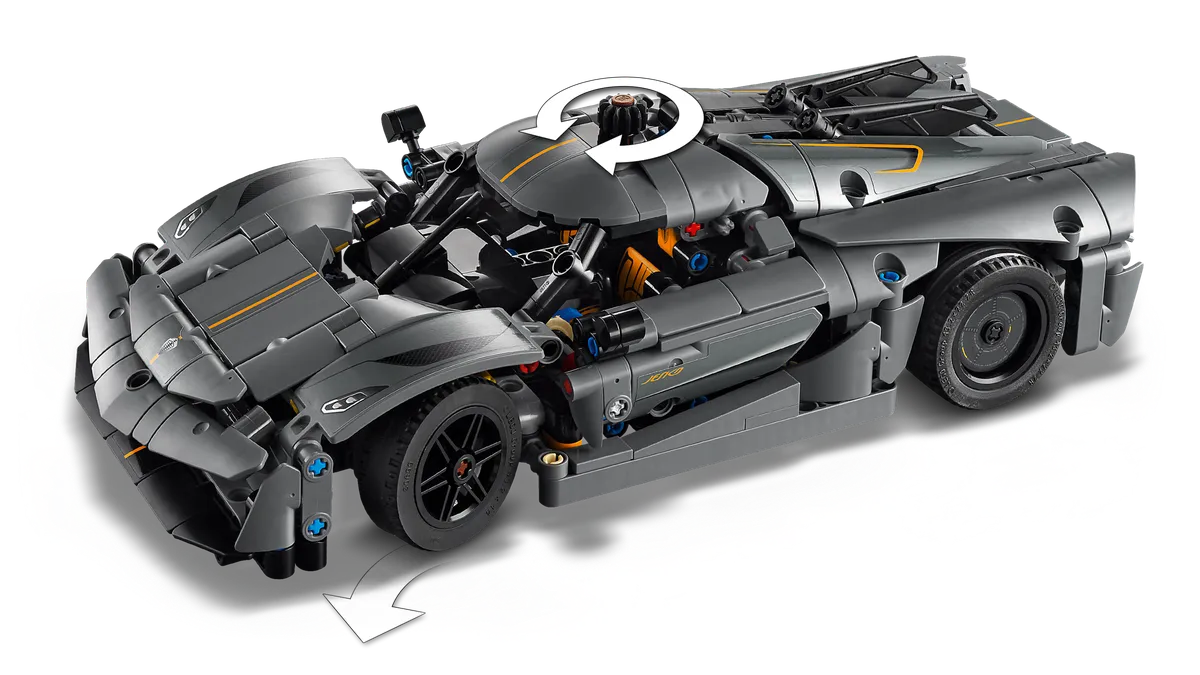LEGO Koenigsegg Jesko Absolut Grey Hypercar (42173) - image 3