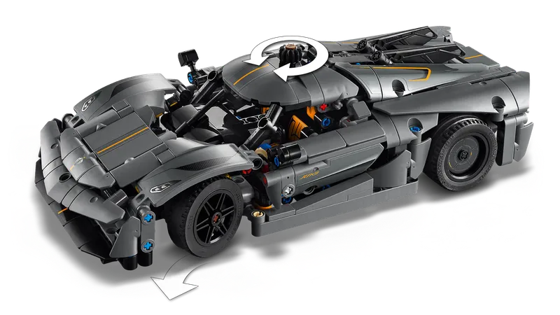 Koenigsegg Jesko Absolut Grey Hypercar by LEGO – product photo 6 of 12