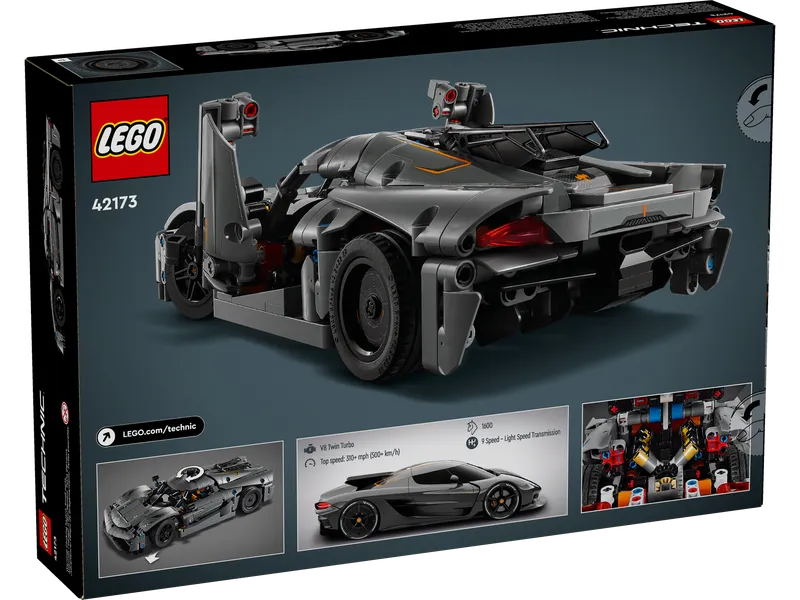 Koenigsegg Jesko Absolut Grey Hypercar by LEGO – product photo 7 of 12