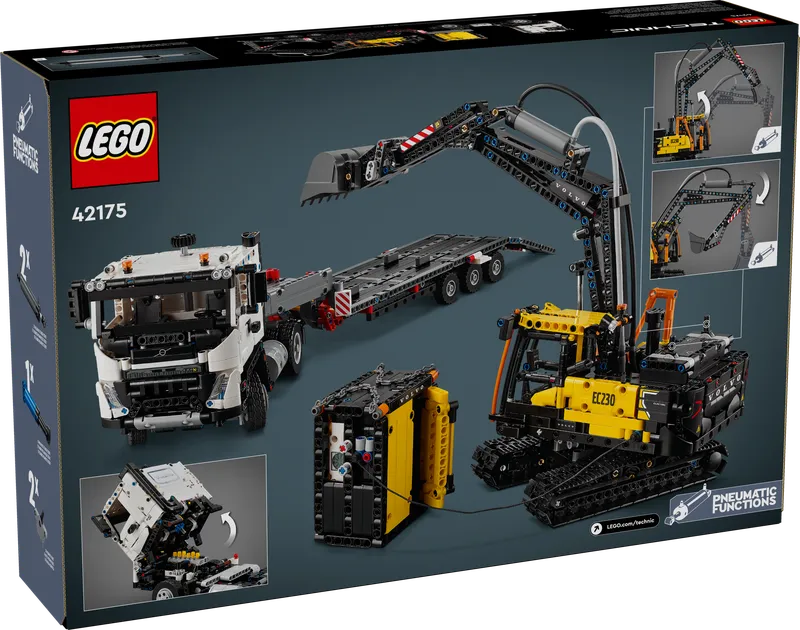 Volvo FMX Truck & EC230 Electric Excavator de LEGO – photo du produit 8 sur 12