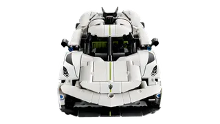Koenigsegg Jesko Absolut witte hypercar van LEGO – productfoto 4 van 11