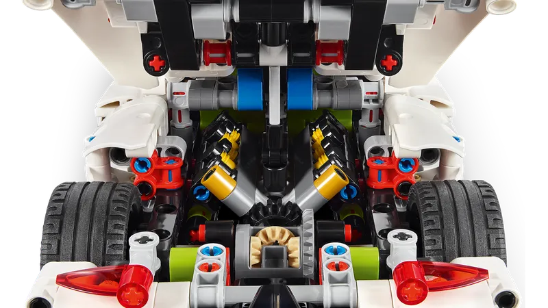 Koenigsegg Jesko Absolut witte hypercar van LEGO – productfoto 7 van 11