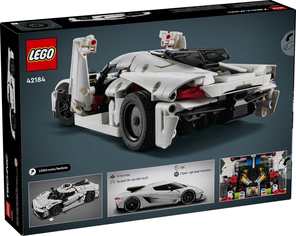 LEGO Koenigsegg Jesko Absolut White Hypercar (42184) - Bild 7
