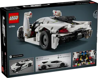 Koenigsegg Jesko Absolut witte hypercar van LEGO – productfoto 8 van 11