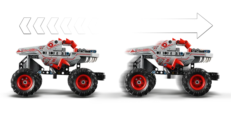 Monster Jam™ ThunderROARus™ Pull-Back von LEGO – Produktfoto 4 von 9