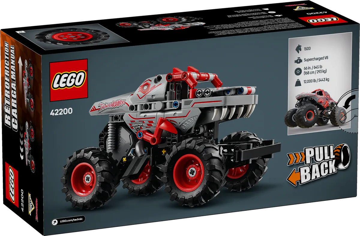 LEGO Monster Jam™ ThunderROARus™ Pull-Back (42200) - Bild 8