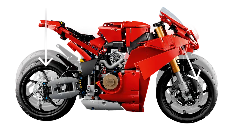 LEGO 42202 Ducati Panigale V4 S Motorcycle detail image