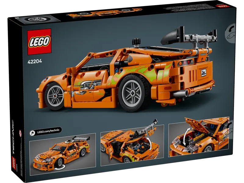 Fast and Furious Toyota Supra MK4 van LEGO – productfoto 12 van 12
