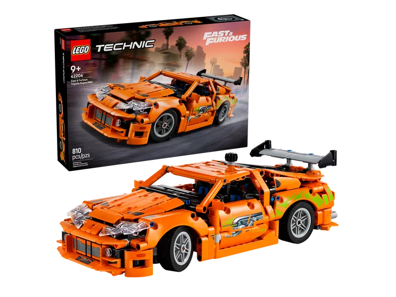 Fast and Furious Toyota Supra MK4 van LEGO – productfoto 2 van 12