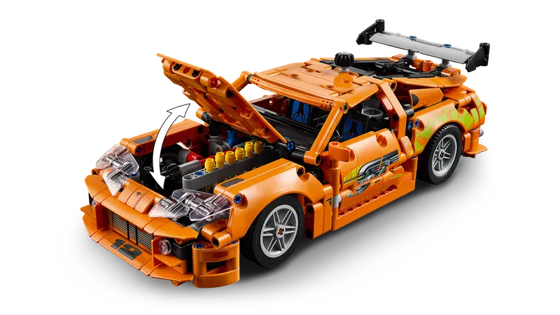 Fast and Furious Toyota Supra MK4 van LEGO – productfoto 6 van 12