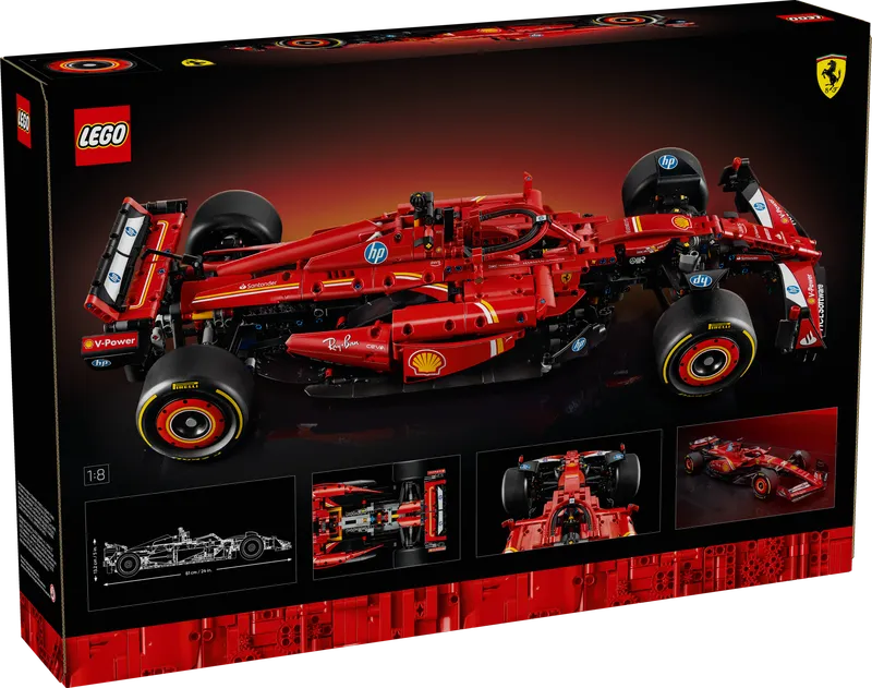 Ferrari SF-24 F1 auto van LEGO – productfoto 14 van 15