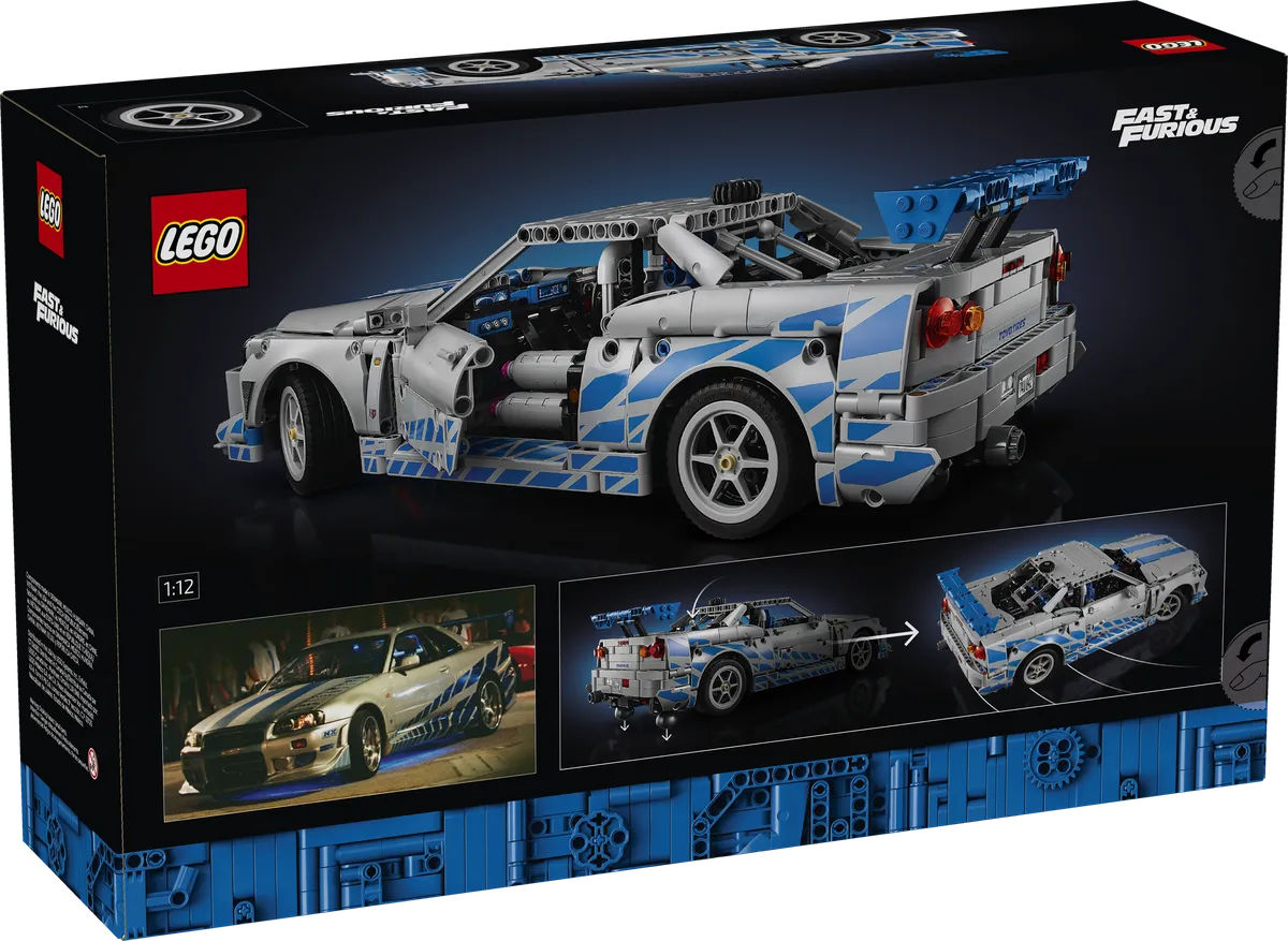 LEGO 2 Fast 2 Furious Nissan Skyline GT-R (R34) Car (42210) - image 9