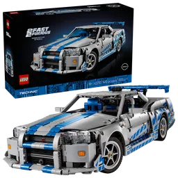 LEGO 2 Fast 2 Furious Nissan Skyline GT-R (R34) Car (42210) - image 1