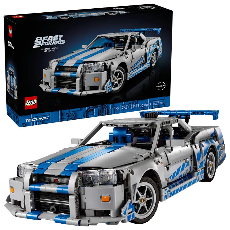 2 Fast 2 Furious Nissan Skyline GT-R (R34) Car de LEGO – photo du produit 2 sur 10