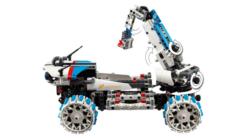LEGO 42211 Lunar Outpost Moon Rover Space Vehicle detail image