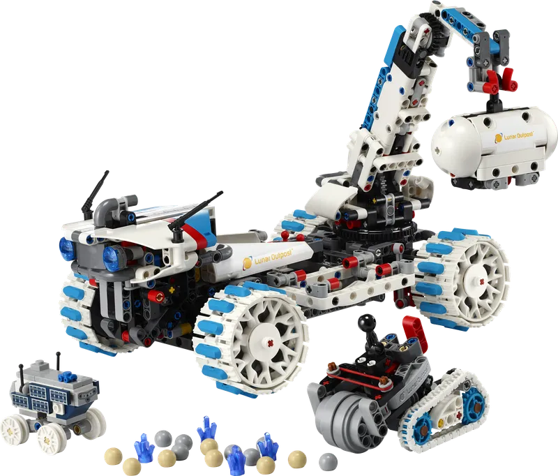 LEGO 42211 Lunar Outpost Moon Rover Space Vehicle, 1.082 stenen