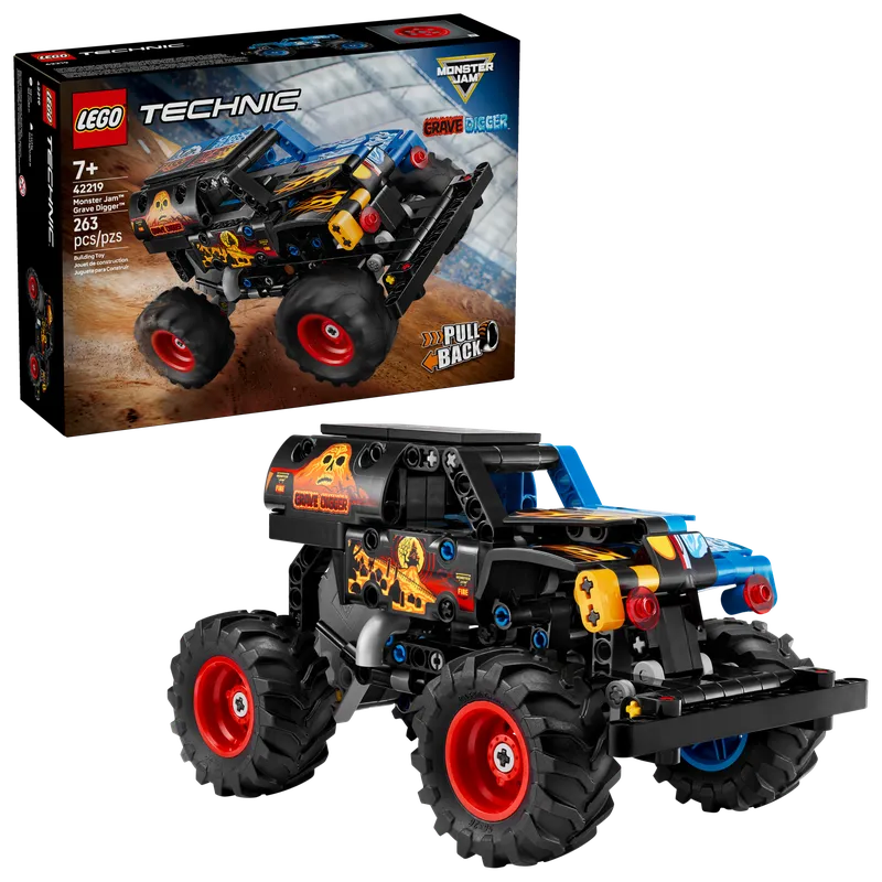 Monster Jam™ Grave Digger™ Fire and Ice de LEGO – photo du produit 2 sur 11