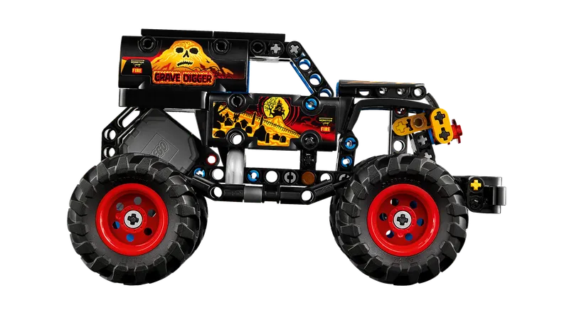 Monster Jam™ Grave Digger™ Fire and Ice de LEGO – photo du produit 3 sur 11