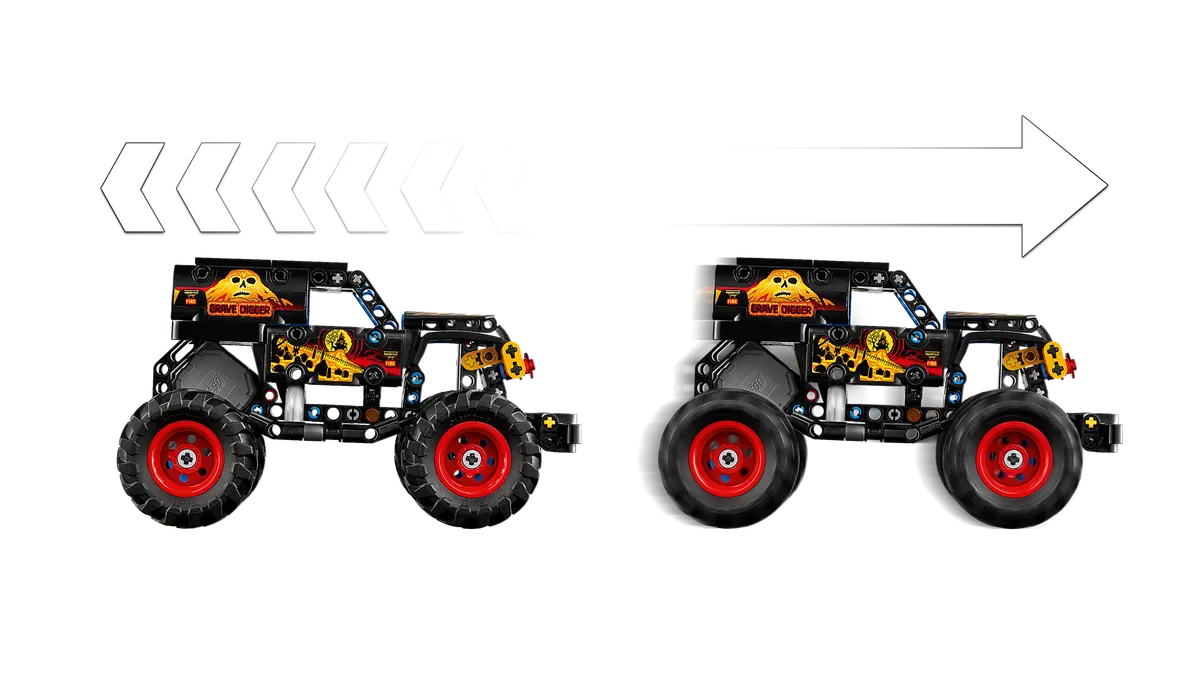 LEGO Monster Jam™ Grave Digger™ Fire and Ice (42219) - Bild 2