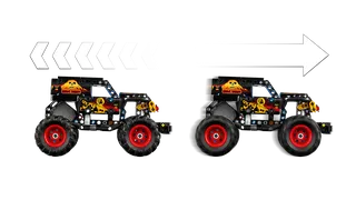 Monster Jam™ Grave Digger™ Fire and Ice de LEGO – photo du produit 5 sur 11