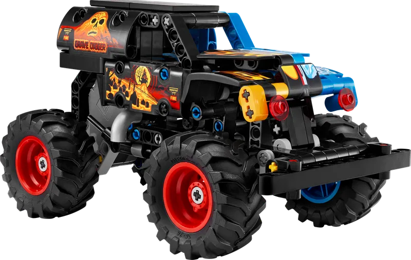 Monster Jam™ Grave Digger™ vuur en ijs