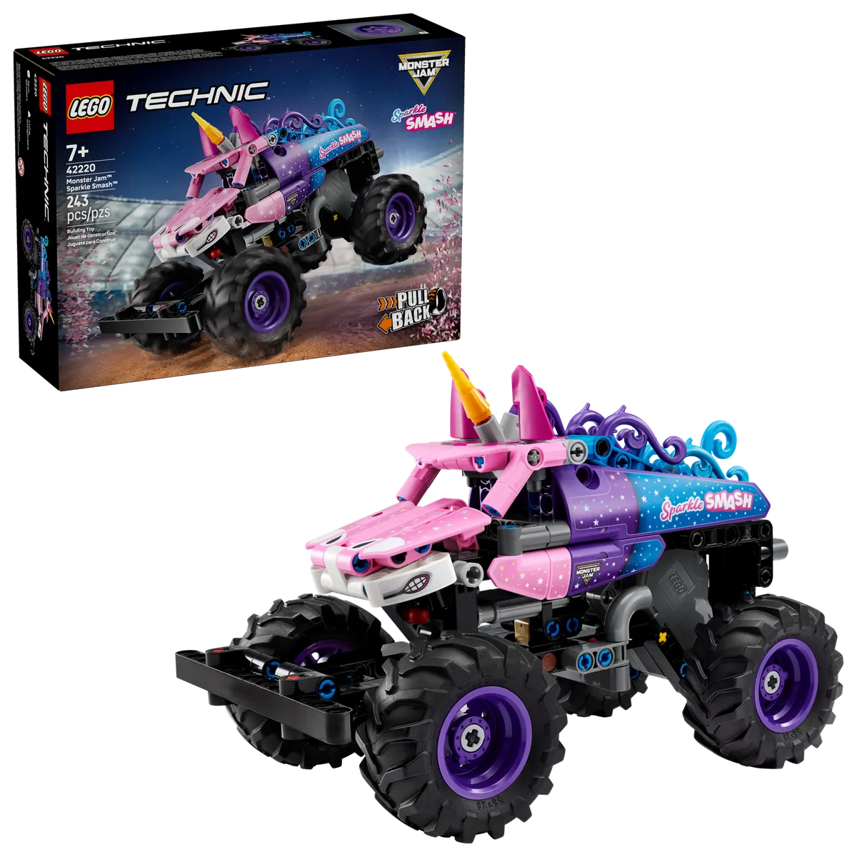 LEGO Monster Jam™  Sparkle Smash™ Pull-Back (42220) - Bild 4