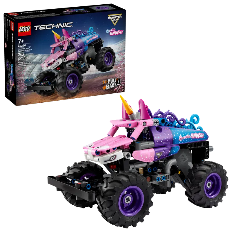 Monster Jam™  Sparkle Smash™ Pull-Back de LEGO – photo du produit 2 sur 11