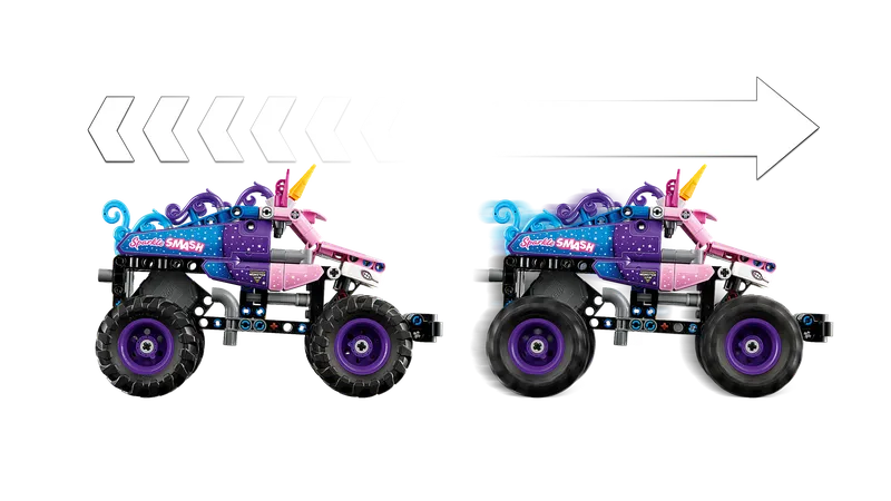 Monster Jam™  Sparkle Smash™ Pull-Back de LEGO – photo du produit 5 sur 11