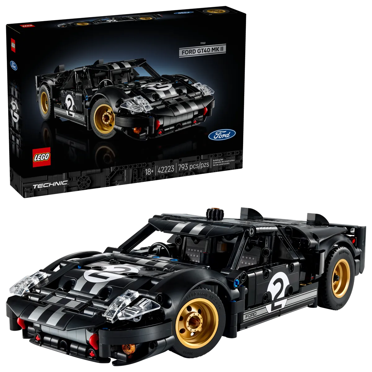 LEGO 1966 Ford GT40 MKII Race Car (42223) - Bild 5