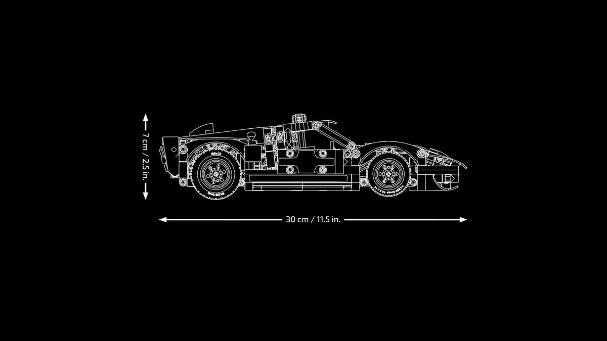 LEGO 1966 Ford GT40 MKII Race Car (42223) - Bild 6