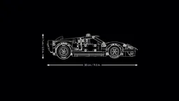 LEGO 1966 Ford GT40 MKII Race Car (42223) - afbeelding 6