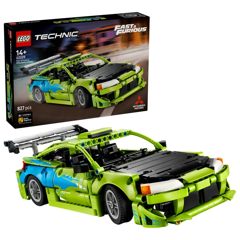 Fast and Furious Mitsubishi Eclipse Car van LEGO – productfoto 2 van 15