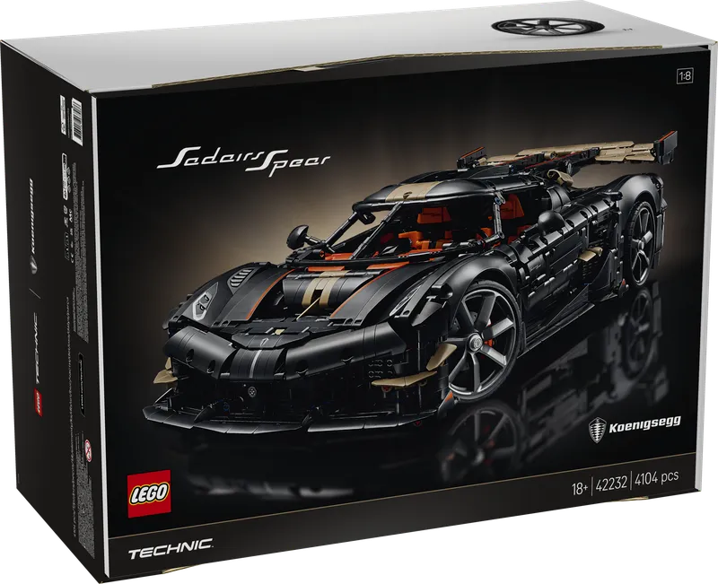 Koenigsegg Sadair's Spear Megacar från LEGO – produktbild 16 av 16