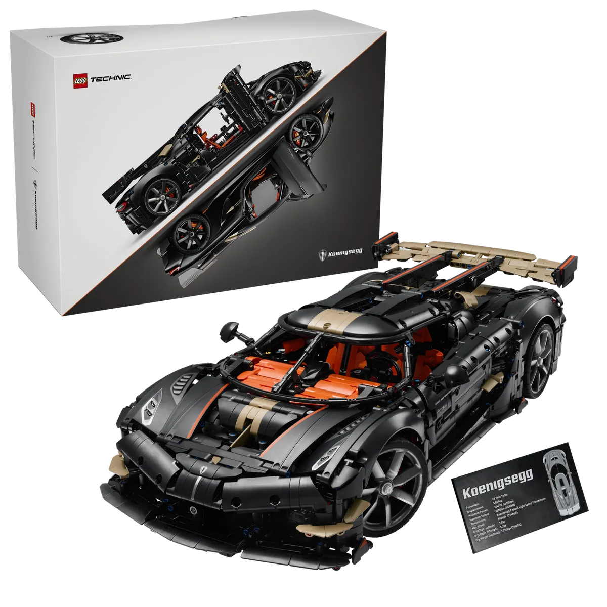 LEGO Koenigsegg Sadair's Spear Megacar (42232) - afbeelding 4