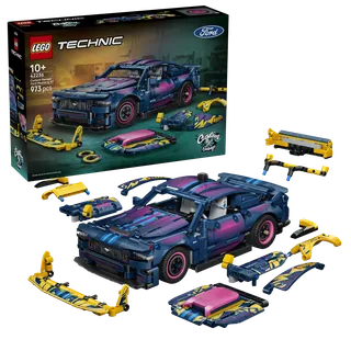 Custom Garage Ford Mustang GT Car de LEGO – photo du produit 2 sur 8