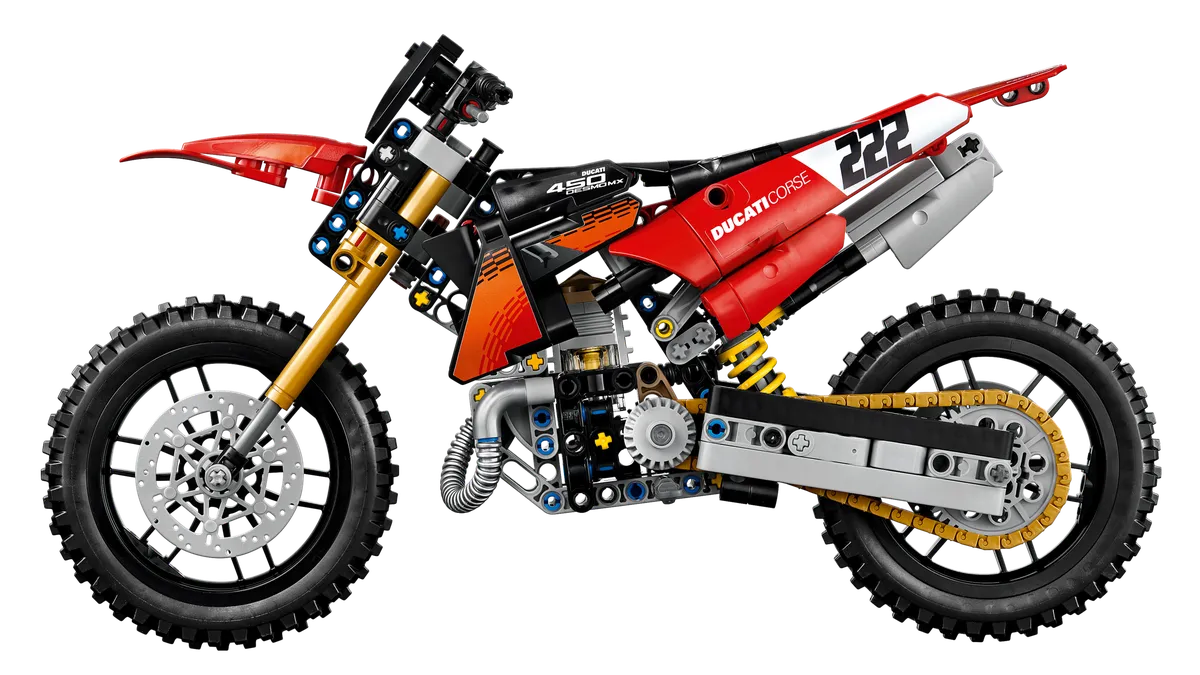 LEGO Ducati Desmo450 MX Factory Motorcycle (42238) - Bild 1