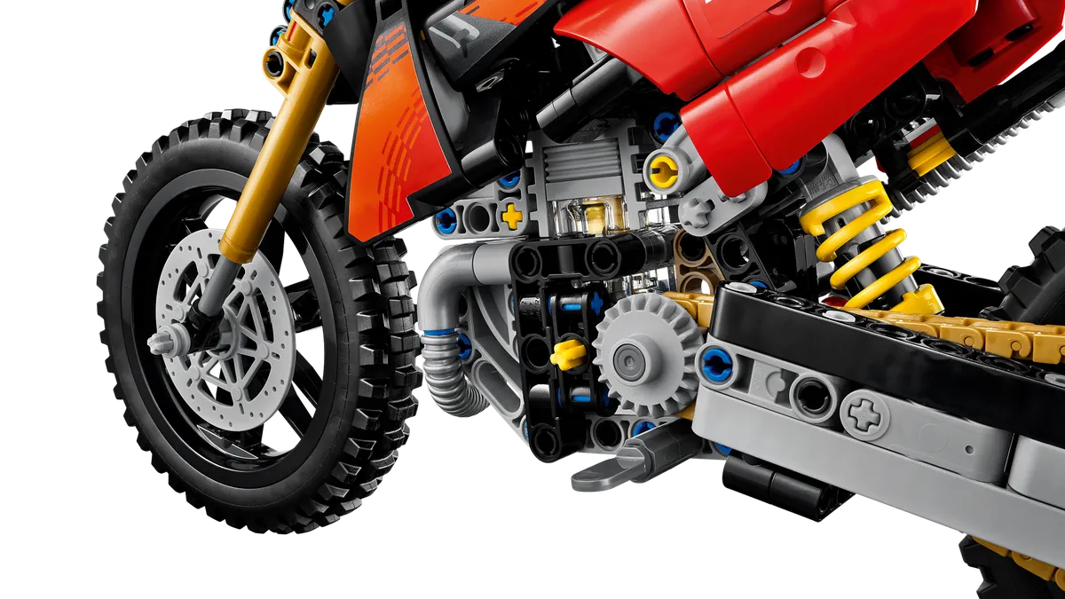 LEGO Ducati Desmo450 MX Factory Motorcycle (42238) - Bild 4