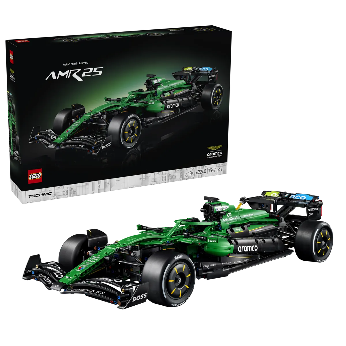 LEGO Aston Martin Aramco AMR25 F1® Car (42240) - Bild 6
