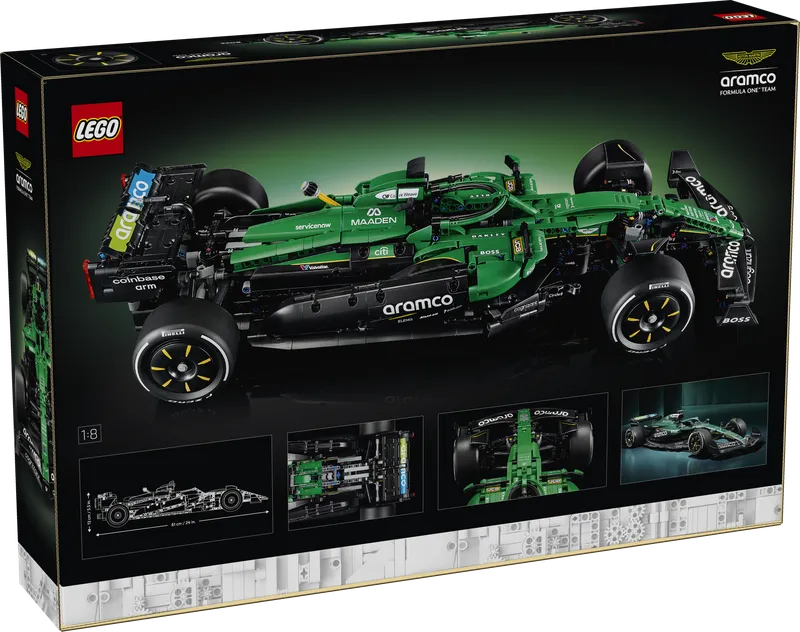 Aston Martin Aramco AMR25 F1® Car by LEGO – product photo 23 of 23