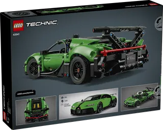Green Bugatti Chiron Pur Sport Hypercar fra LEGO – produktbillede 13 af 13