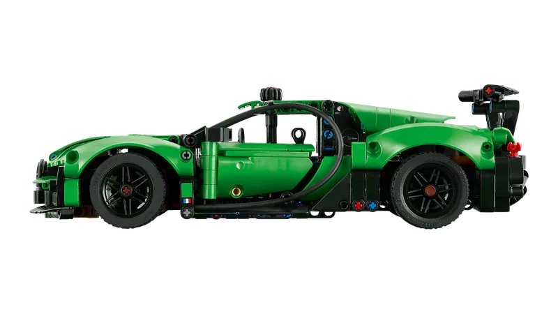 Green Bugatti Chiron Pur Sport Hypercar fra LEGO – produktbillede 4 af 13