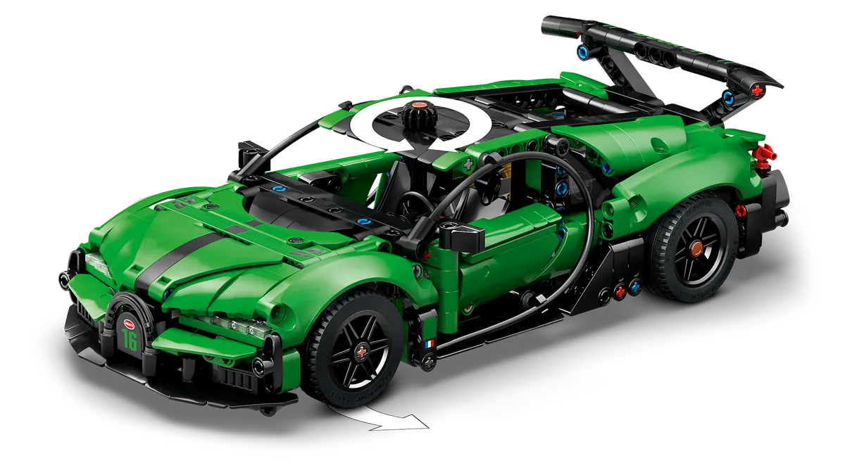 LEGO Green Bugatti Chiron Pur Sport Hypercar (42241) - Bild 3