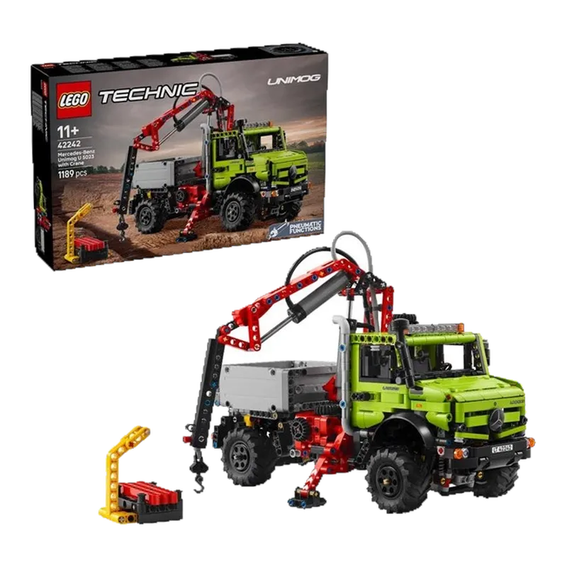 Mercedes-Benz Unimog U 5023 with Crane