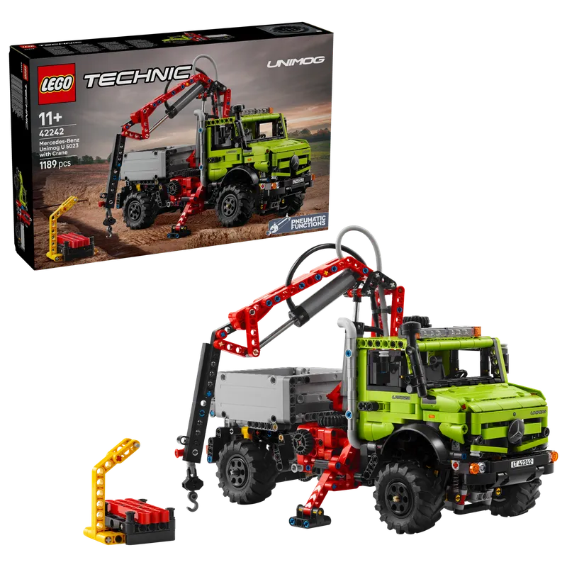 Mercedes-Benz Unimog U 5023 with Crane de LEGO – photo du produit 2 sur 14
