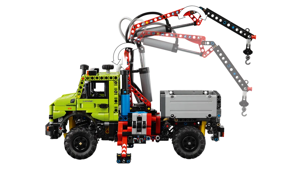 LEGO Mercedes-Benz Unimog U 5023 with Crane (42242) - Bild 4