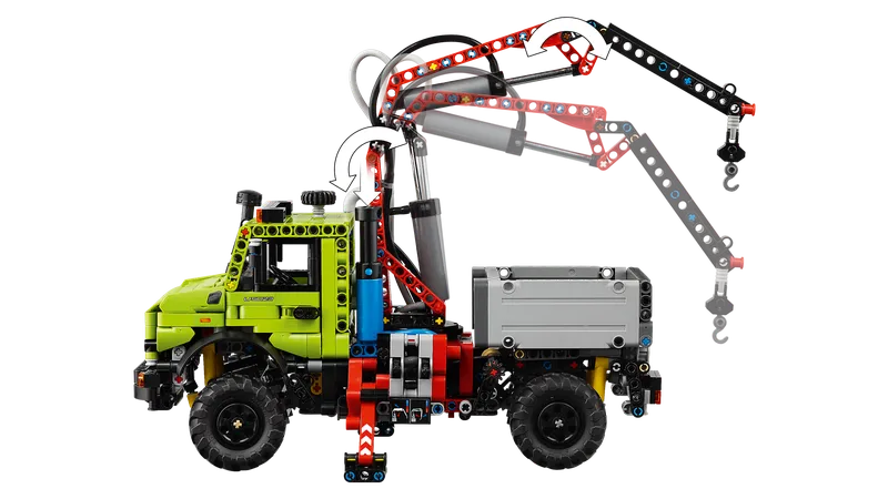 Mercedes-Benz Unimog U 5023 with Crane de LEGO – photo du produit 6 sur 14