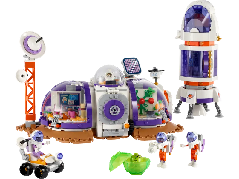 Mars Space Base and Rocket