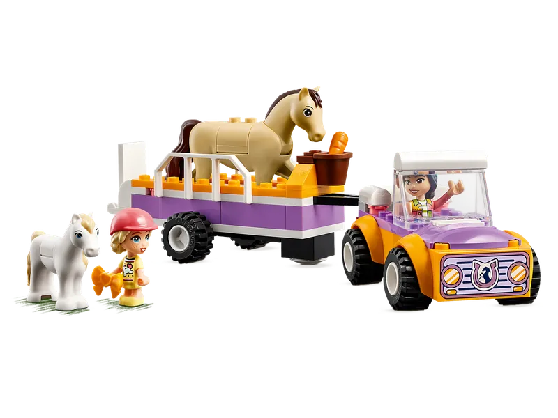 Paard en pony aanhangwagen van LEGO – productfoto 3 van 7